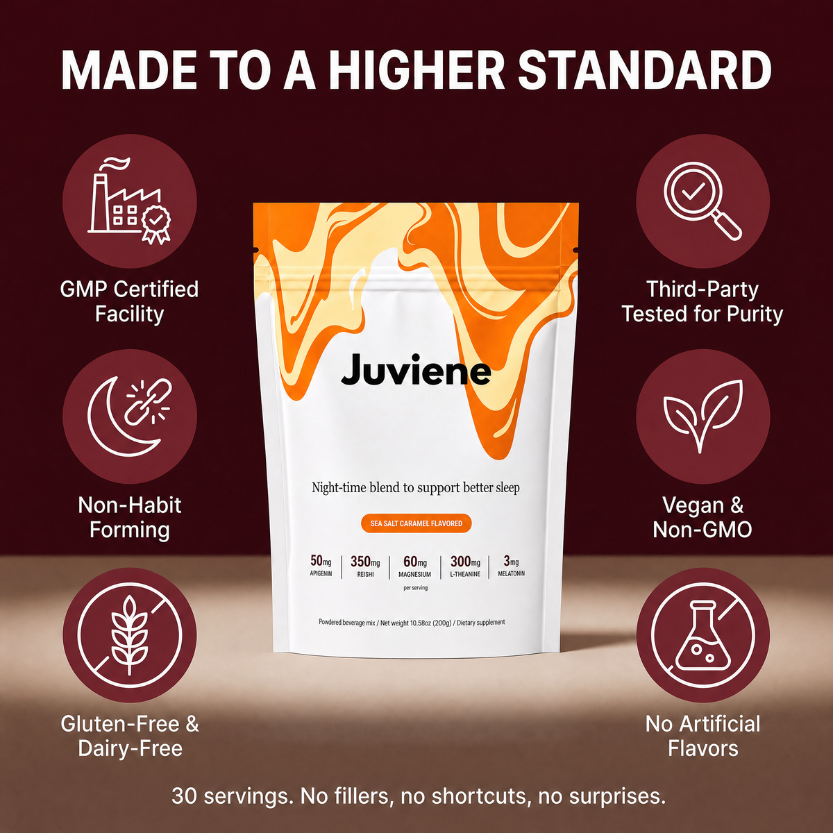 Juviene Viral Organic Nighttime Hot Cocoa